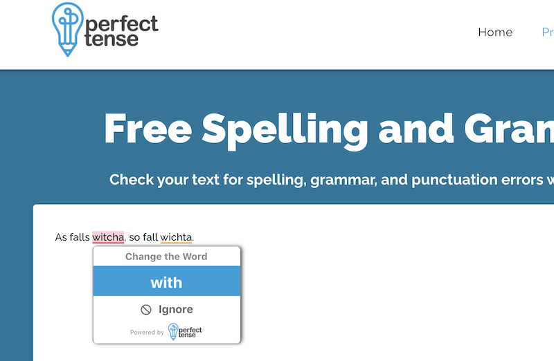 Free Spelling and Grammar Checker